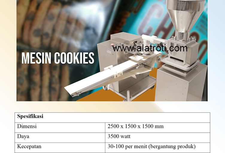 Mesin Cookies Choco Chips / Cookies dengan Granular