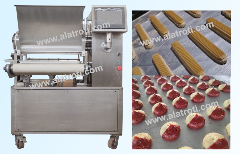 Mesin Cookies 2 Warna Sistem Depositor Gabung | Double Color Cookies Machine